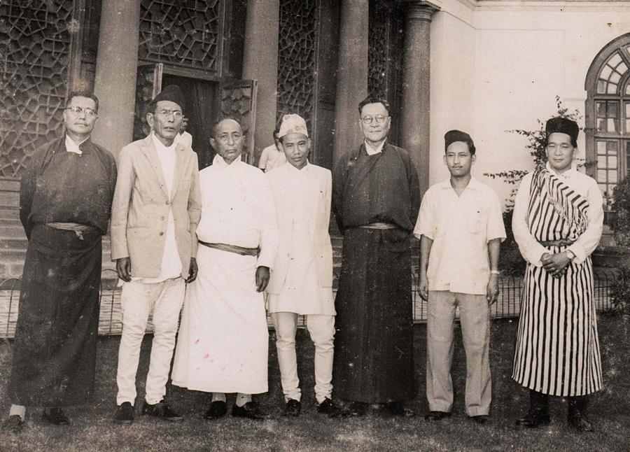 Chandra Das Rai with his political associates
